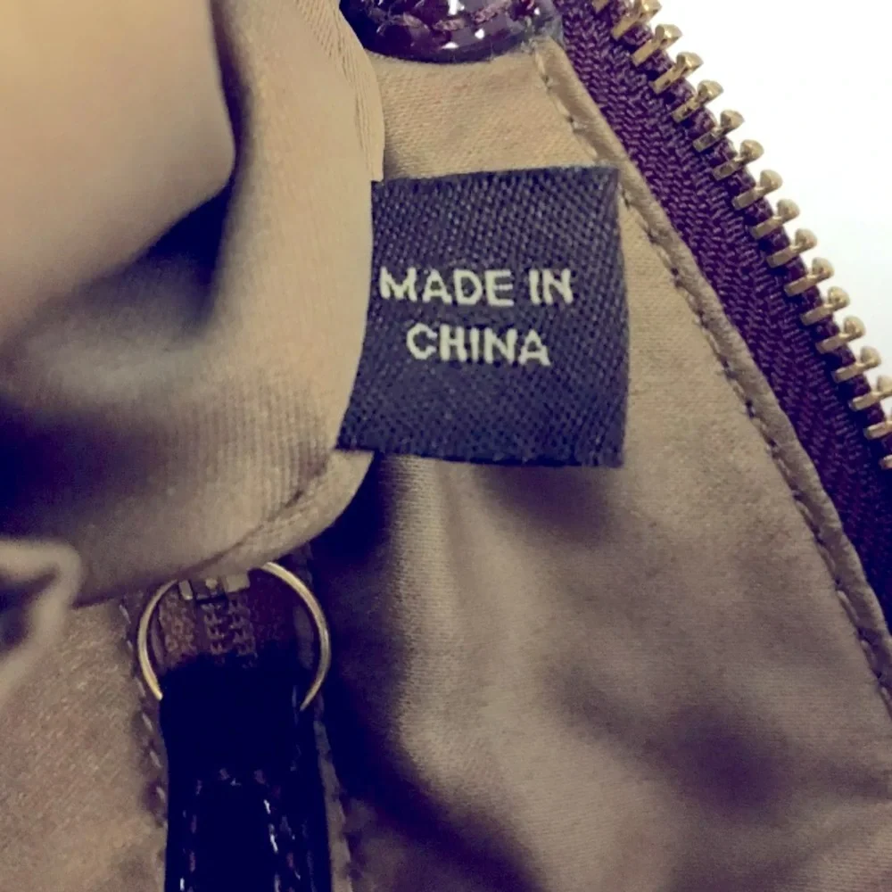 ❌SOLD❌ RARE Coach Plum Madison Patent Leather Lindsey Satchel EUC - Picture 13 of 15